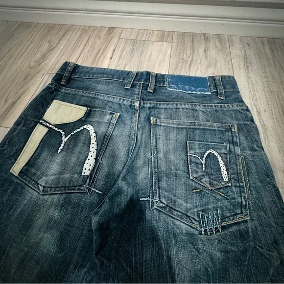 Blue NBG Jeans with Classic Indigo Wash 🐼 - Picture 8 of 14